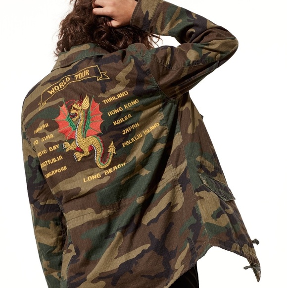 Alpha Industries Camo Dragon Tour Field Coat NWOT - Picture 5 of 7